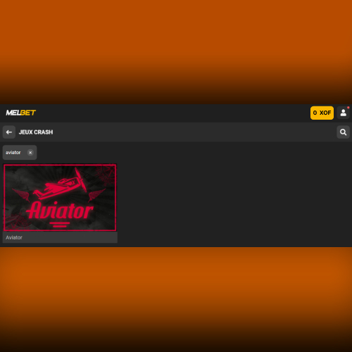 Icône du jeu Aviator sur Melbet