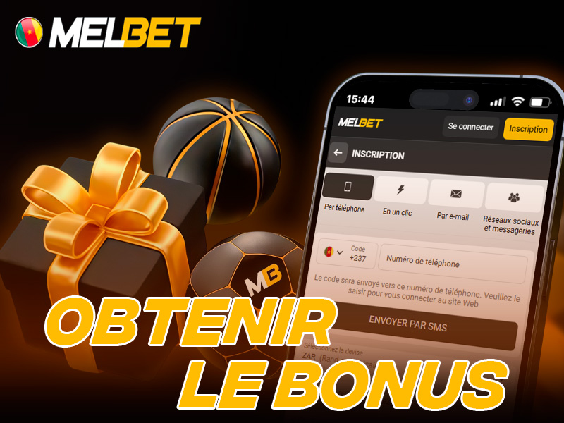 Créez un compte pour profiter du bonus Melbet