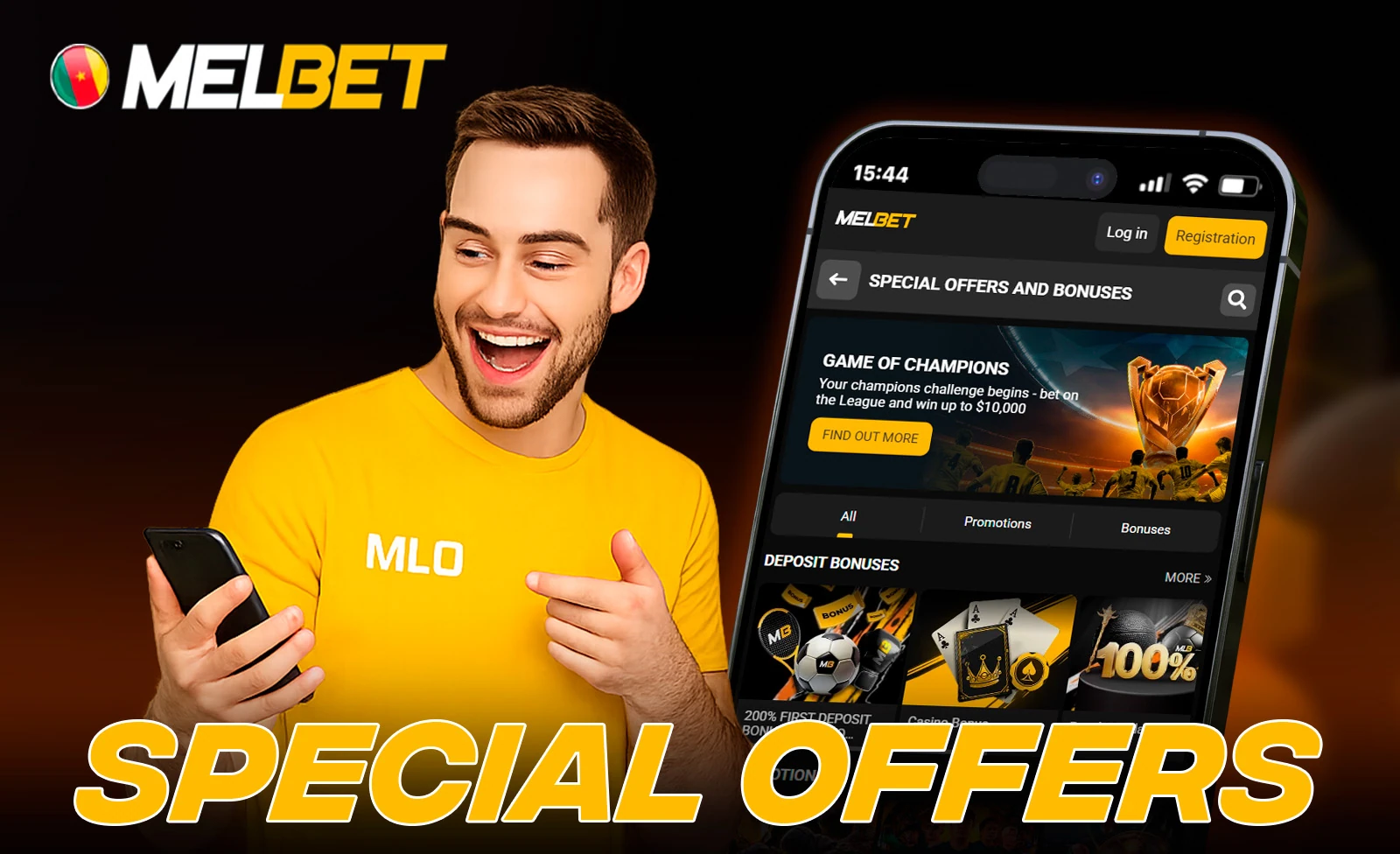 Special Melbet Cameroon promotions for regular players