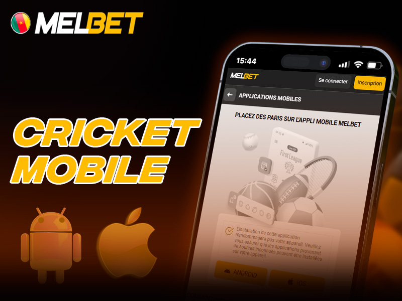Paris cricket via l’application Melbet mobile (Android et iOS)