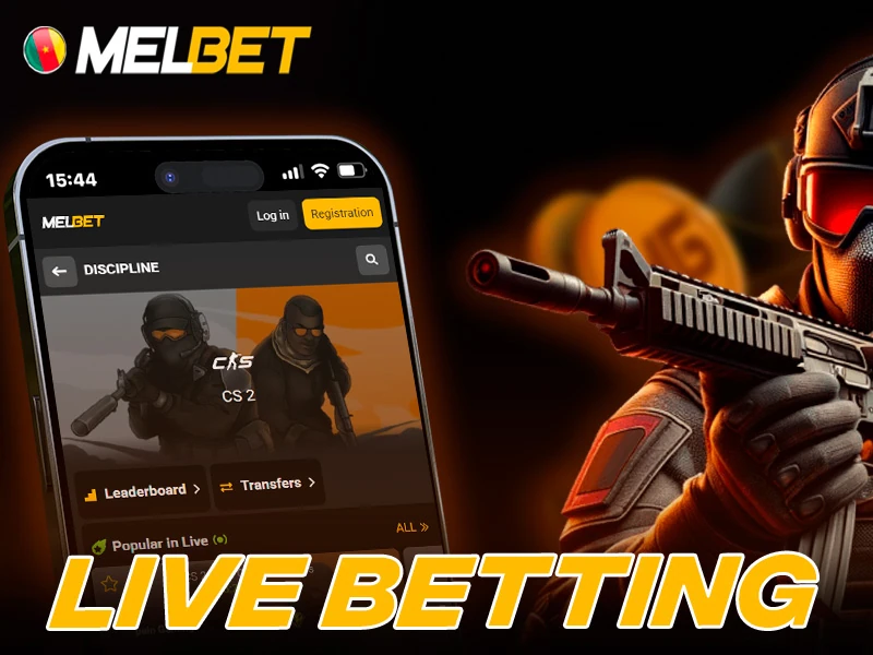 Live CS2 betting with real time updates on Melbet