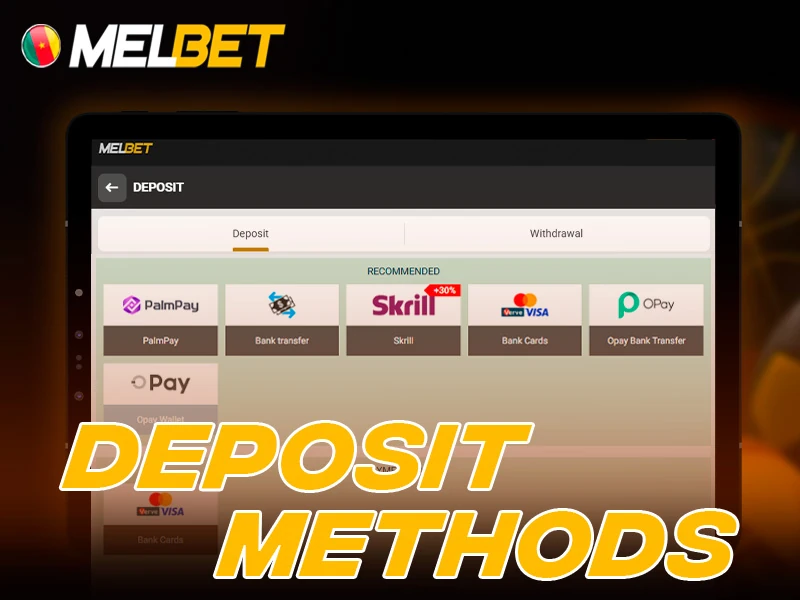 Fast Melbet Cameroon deposit options for local and international payments