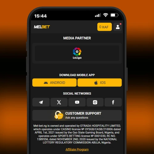 Choose Android or iOS Melbet Cameroon