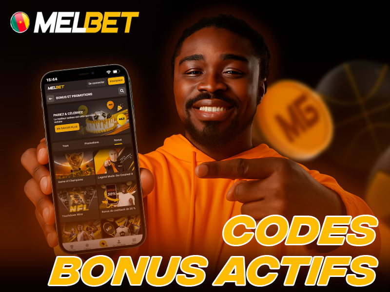 Capture d’écran des codes promo Melbet actuels