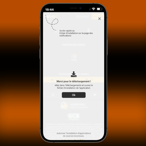 Téléchargement du fichier APK Melbet mobile