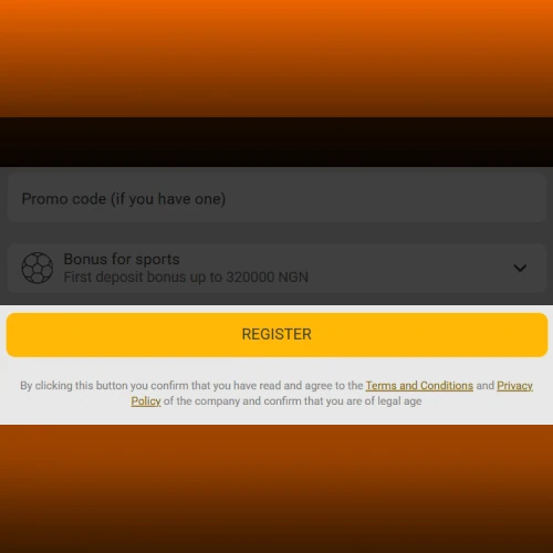 Accept terms Melbet Cameroon