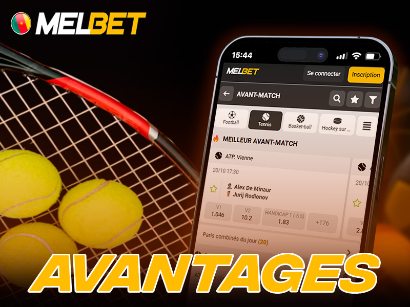 Avantages de choisir Melbet pour les paris sur le tennis