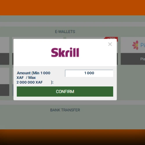 Enter withdrawal details Melbet Cameroon